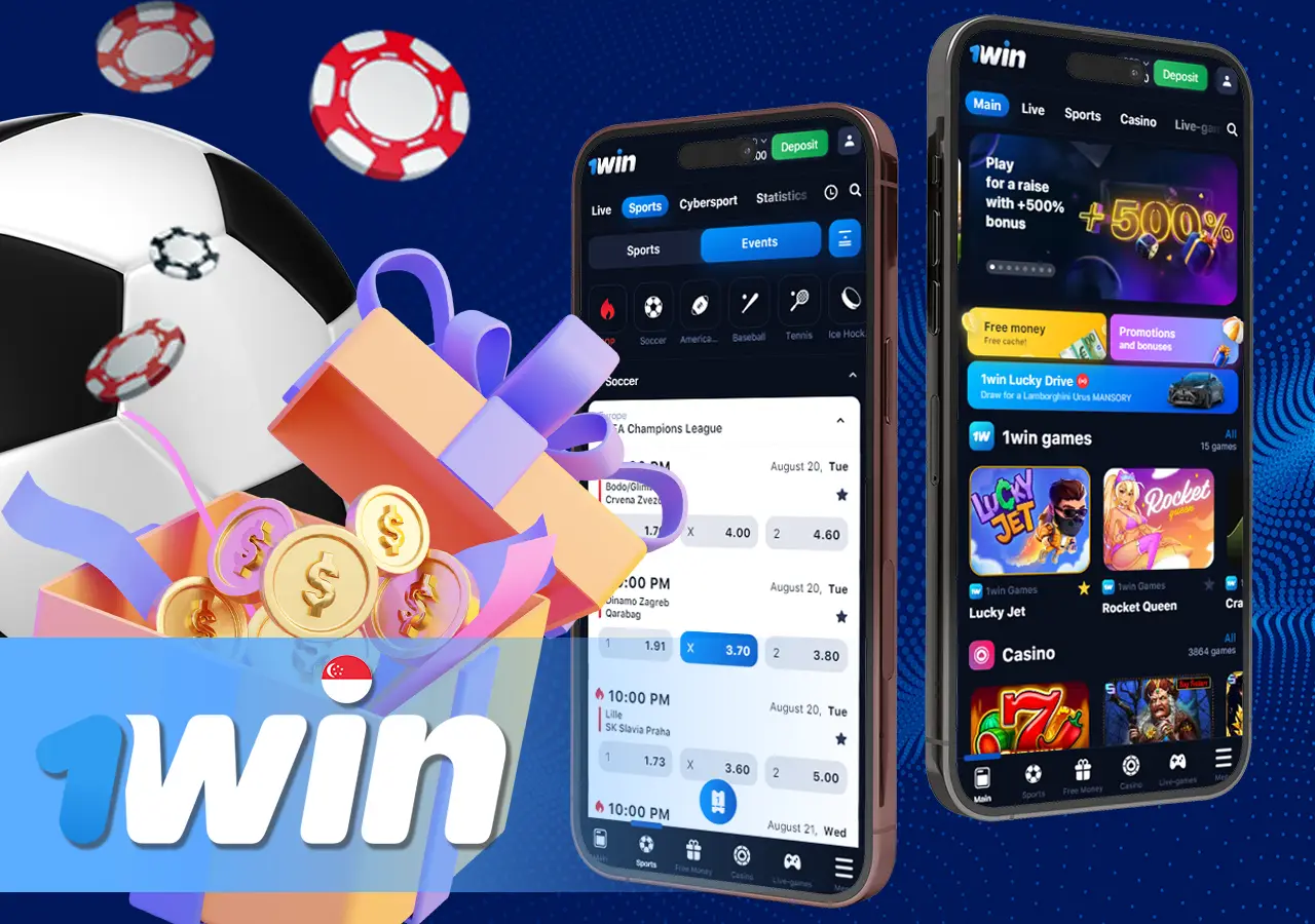 Install the mobile app to access games, bets and bonuses